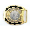 Southwest Western Horseshoe 1921 Morgan Silver Dollar Belt Buckle EBS4985