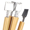 Fockety Calligraphy Pen, Natural Bamboo Material, 5 Pieces, School Supplies,