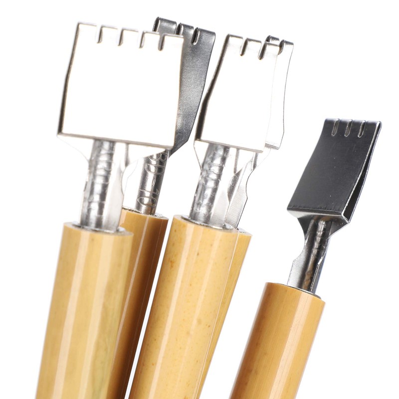 Fockety Calligraphy Pen, Natural Bamboo Material, 5 Pieces, School Supplies,