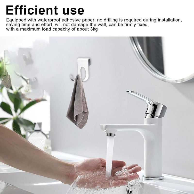HASLED Pack of 8 Shower Razor Holder - Razor Holder