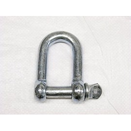 Dee Shackle Screw Pin Galvanised from 3MM - 25MM (Commercial Chain Connector Caravan Tether)