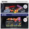 Coverado Car Trunk Organizer - 70L Nappa Leather Trunk Organizer
