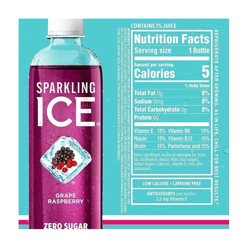 Sparkling Ice Blue Variety Pack Zero Sugar 17 fl oz