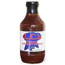 L.C.'s Famous Kansas City Barbecue Sauce and Rub (Mild Sauce 18oz)