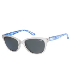 O'Neill ONKEALIA2.0-113P Women's Polarized Sunglasses - Matte Light Grey / Solid Smoke Lens Size 55-18-140 mm, crystal, Unit size