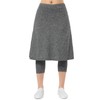 Women Knee Length Skirts with Leggings,Skirted Leggings Skorts Capris for