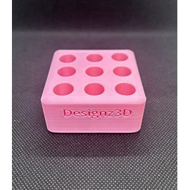 Designz3D 510 Cartridge and Battery Pen Holder - 9 Spaces (Pink)