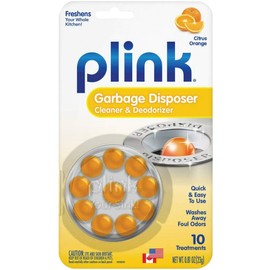 Plink® Garbage Disposal Freshener & Cleaner Citrus Orange Scent 10 count in Pack
