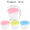 Shirene Small Food Containers with Lids,6 Pcs 150ml Food Containers