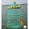FASPLORE Collapsible Fish Basket, Floating Net Fish Keeper, 3-Ring Mesh