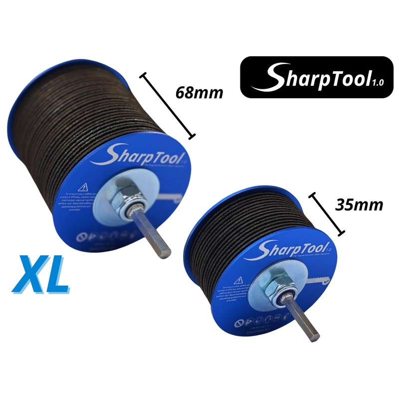 SharpTool 1.0 XL Multitool Blade Sharpener - Drill Attachment for