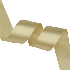 VATIN 1-1/2 Inch Gold Solid Satin Ribbon, 50 Yards Craft Fabric Ribbon for Gift Wrapping, Floral Arrangements, Wedding Decor, and Party Ornaments
