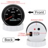 110MM GPS Speedometer 0-120MPH Speed Gauge Odometer with 7 Colors