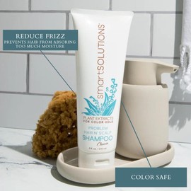 SMART SOLUTIONS Problem Hair N' Scalp Shampoo, 8oz | Paraben-Free | Protects Color | Dandruff Fighter