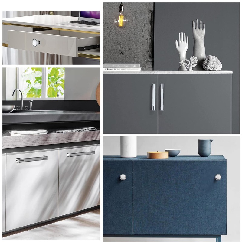 Guolich 2 Pcs Hole Centers 5.03 Inch(128mm) Kitchen Drawer Handle