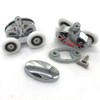 Set of 4 New Oval Butterfly Twin Wheel 23mm Shower