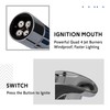 VEXO-Mini4 Torch Lighter Quad 4 Jet Flame Windproof Butane Refill