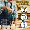 TOEGA10-Pack Diamond Tip Drill Bit - Easily Penetrates Various Materials