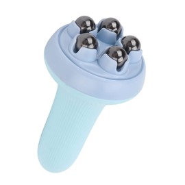 5 Magnet Bead Massage Roller, Handheld 360 Grad Rotating Slimming Rotating Roller Ball, Roller Ball Massager Tool, (Blau)
