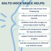 Balto Hock Brace – Dog Brace with Aluminum Splints –