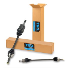 TRQ Front CV Axle Shaft Assembly Set Compatible with 2007-2011 Dodge Caliber 2007-2017 Jeep Compass Patriot