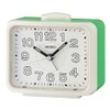 Seiko UK Limited - EU Alarm Clock, White & Green,