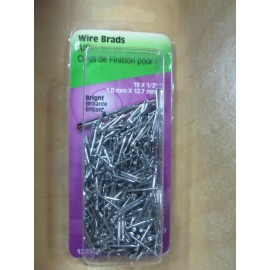Hillman Wire Brad Nails 19 Gauge 1/2" Long #122500-N  1.75 OZ.