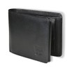 Hertha BSC Leather Wallet Black in Gift Box, black, Classic