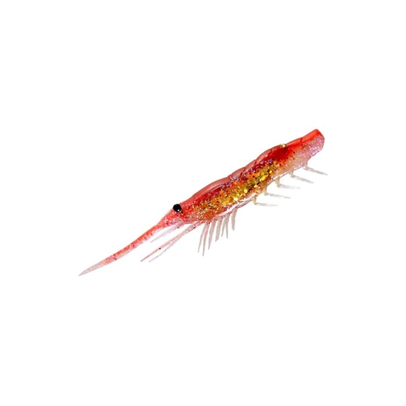 Harimitsu (harimitu) Worm Snatch Byte Freshwater Shrimp 4inch 01 akakinsyurinpu