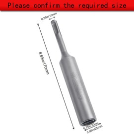 SDS Plus Ground Rod Driver for 5/8”& 3/4” Ground Rods,Heavy Duty Ground Rod Bit Driver for Hammer Drill,Fits Bosch Dewalt Hilti Milwaukee Rotary Hammer Drill Tools,etc.SDS Plus Bits（170mm/6.7in）