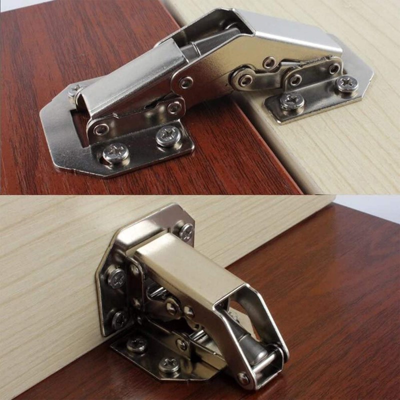 YEYIT 8 Pcs Cabinet Hinges with Srews and Srewdriver,90 Degree