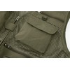 Ziker Men's Mesh Breathable Openwork Camouflage Journalist Photographer Fishing Vest