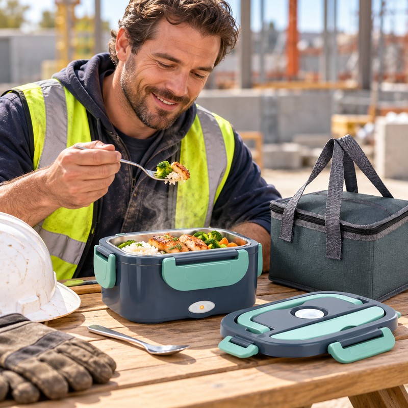 1.5L 60W Electric Portable Lunch Box Food Warmer – Leak-Proof
