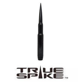 TRUE SPIKE BILLET 9" LONG FAT BULLET SPIKED ANTENNA BLACK FOR 04-20 NISSAN TITAN