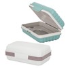 Pack of 2 Portable Soap Dish, Travel Soap Dish, Leak-proof
