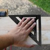 12Inch/300mm Aluminum Alloy Triangle Ruler, Square Carpentry Squares Engineers Square