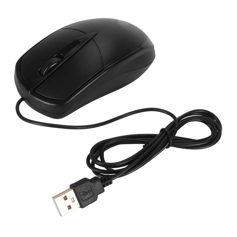 Corded Mouse, 1000 DPI ABS 4.9ft Wired Mouse with 3