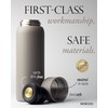 MAMEIDO Thermo Flask 1l with Cup, Flask for Hot Drink