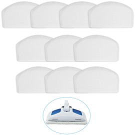 Extolife 10 Pack Steam Mop Pads for Bissell Powerfresh Steam Mop 1806 1940 1544 1440 2075A 2685A 2078 2181 2814 Series, Model 1940A 19404 19409 1940W 1544A 15441 B0006 Part NO. 5938, 2032633, 1606668
