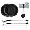 Lens Cap with Holder, Anti-Lost Rope for Nikon D3000 D3100