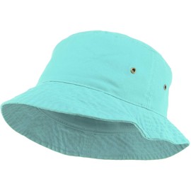 KBETHOS® - Gorro de cubeta lavado 100% algodón, Menta, Large-X-Large