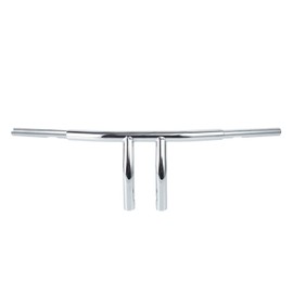 8'' Rise 1-/4'' T Bar Handlebar Drag Bar Fit Harley 96-17 Sportster Dyna Softail (Chrome)