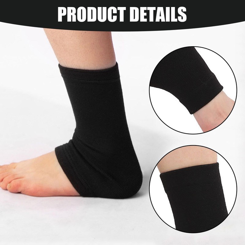 CWPFVQA 2 Pairs Ankle Support Football Black Ankle Support Football