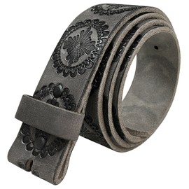 Men's Genuine Casual Dress Leather Belt Strap 1-1/2" = 38mm wide - Brown, 38