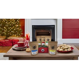 Las Americas Gourmet Organic Medium Roast Whole Bean Coffee Gift Set - 5 Pack with Best Beans from Mexico, Guatemala, Peru, Colombia and Brazil