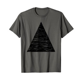 Distressed Triangle Geometric Shape T-Shirt