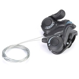 Outdoor Mountain Bike TX-30 Thumb Gear Shifters Set 3X7 Speed Shift Lever and Set for Mountain City Road Folding Bike