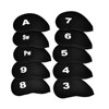 YFFSFDC Golf Iron Covers Headcovers 10 Pcs (3-9, A, Pw,