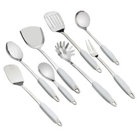 Eagrye 8-Piece Stainless-Steel Kitchen Cooking Utensils