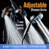 AquaCare Polaris High Pressure Multi Zone 208 Setting Shower Head
